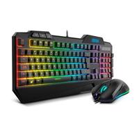 Toetsenbord met Gaming Muis Krom NXKROMKRSHRSP Zwart - thumbnail