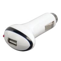Autolader 1-Uitgang 1.0 A USB Wit - thumbnail