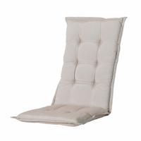 Madison stoelkussen met hoge rug panama 123x50 cm lichtbeige - thumbnail