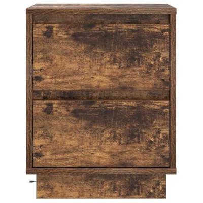 Nachtkastje met Gerookt eiken 39 x 34.5 x 50 cm Bewerkt hout