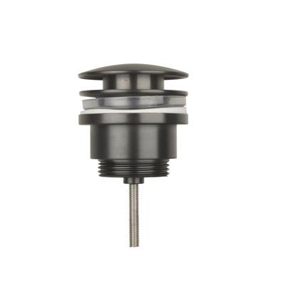 Clickwaste Aqua Splash Colorato Met 5/4 Overloop Gunmetal Aqua Splash Clickwaste Aqua Splash Colorato Met 5/4 Overloop Gunmetal Aqua Splash