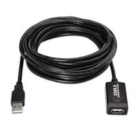 AISENS A101-0019 USB 2.0 verlengkabel met versterker (10 m, geavanceerde chipset), zwart - thumbnail