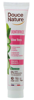 Tandpasta aloe vera voor gevoelig tandvlees bio 75 Milliliter