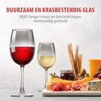 Alpina Rode Wijnglas Smoke 465ml 4 stuks - thumbnail