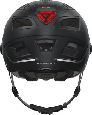 Abus helm hyban 2.0 ace velvet zwart l 56-61cm