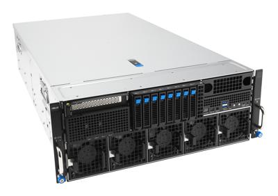 ASUS ESC8000A-E13P LGA 6096 Rack (4U) Zilver, Zwart