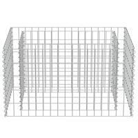 Gabion plantenbak verhoogd 90x50x50 cm gegalvaniseerd staal - thumbnail