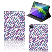 iPad Pro 11 2020/2021/2022 Tablet Hoes Feathers Color - thumbnail