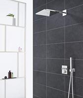 GROHE Grohterm SmartControl Regendoucheset Inbouw - inbouwboxen - hoofddouche vierkant - staafhanddouche - chroom 34706000 - thumbnail