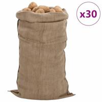 VidaXL Jutezakken 30 stuks 340 g/m² 65x135 cm 100% jute - thumbnail