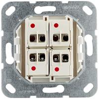 Luidsprekeraansluiting 4V Gira zuiver wit glanzend 569403 - thumbnail