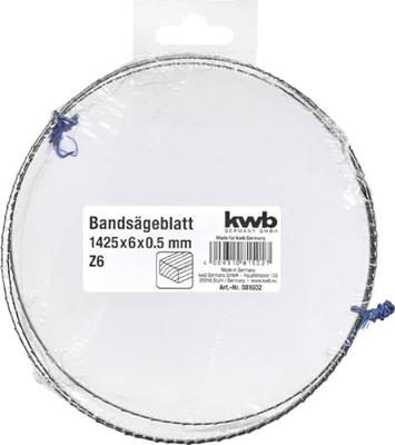 kwb 081502 Bandzaagblad, 1425 x 6x 0,65, Z6, hout 1 stuk(s)