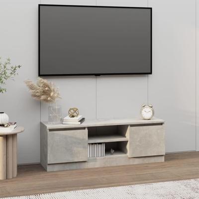 Tv-meubel met deur 102x30x36 cm betongrijs Tv-meubel met deur 102x30x36 cm betongrijs