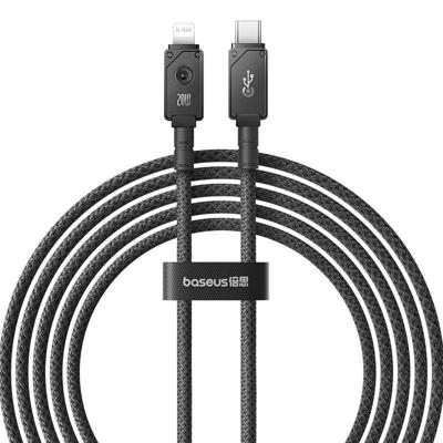 Baseus Unbreakable USB C naar iP kabel 2 m 20 W Zwart