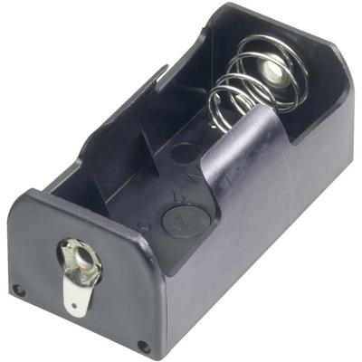 Goobay 12473 Batterijhouder Aantal cellen: 1 C (baby) Soldeeraansluiting (l x b x h) 25 x 60.5 x 30 mm