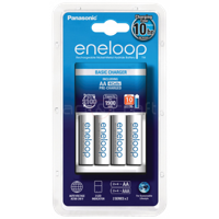 Panasonic oplader + 4 x Panasonic Eneloop AA batterijen - thumbnail