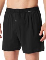 Schiesser Boxers Jersey 2-pack zwart - thumbnail