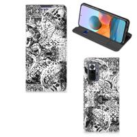 Mobiel BookCase Xiaomi Redmi Note 10 Pro Skulls Angel - thumbnail
