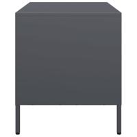 Tv-meubel 68x39x43,5 cm koudgewalst staal antracietkleurig - thumbnail