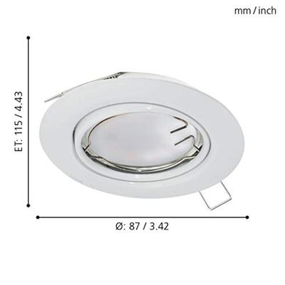 Eglo Led plafondspotPeneto set van 3 - 94406