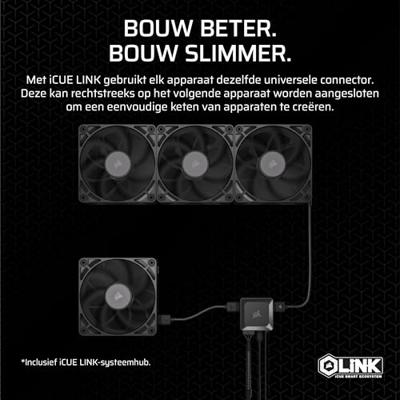 Corsair CO-9051042-WW PC-ventilator Zwart