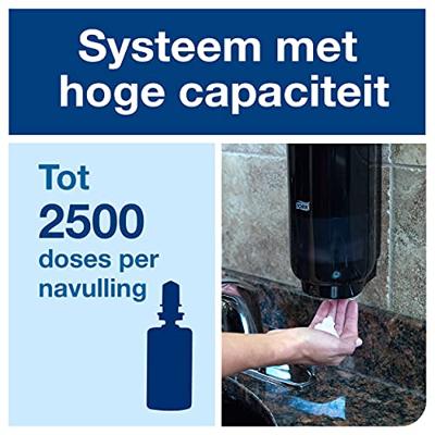 Tork Sensor zeepdispenser voor schuimzeep en antibacteriële handzeep S4, zwart (561608) (561609) - thumbnail