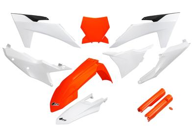 UFO PLAST kappenset trim kit ufo ktm oem or/wt/bk