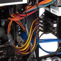 deleyCON 0,15m S-ATA Voedingsadapter Y-Adapter - 1x SATA-Bus naar 4x SATA-Stekker - Interne HDD SSD SATA Voedingskabel - Voorziet tot 4 Apparaten van Stroom - Y SATA-Voedingskabel - thumbnail