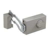 Basi 1306-0205 Extra deurslot met vergrendelbeugel Zilver - thumbnail