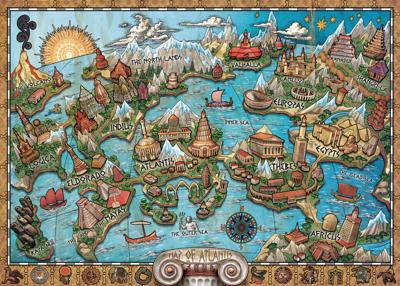 puzzel 1000pcs geheimzinnig Atlantis