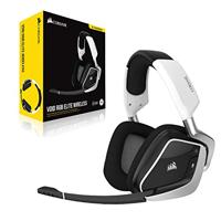 Corsair VOID RGB ELITE Wireless Headset Draadloos Hoofdband Gamen Zwart, Wit - thumbnail