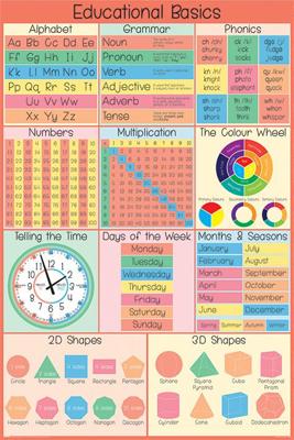 Poster Educational Basics 61x91,5cm Poster Educational Basics 61x91,5cm
