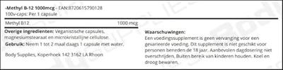 -Methyl B-12 1000mcg 100v-caps
