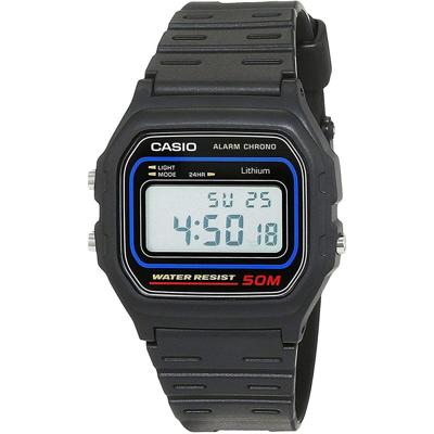 Unisex horloge Casio W-59-1VQES Zwart Grijs (Ø 35 mm) (Ø 34 mm)
