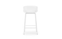 Normann Copenhagen Hyg barkruk H65 White staal - thumbnail