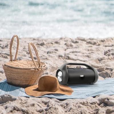 Bold Bluetooth Speaker Draadloos met Extra Bass - Microfoon Ingang, LED en TWS (HPG540BT)