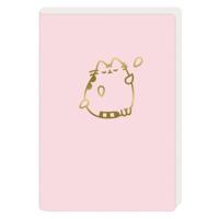 Blueprint Collections Pusheen luxe notitieboek A5 roze/goud - thumbnail