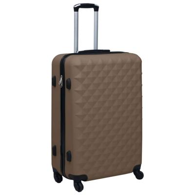 VidaXL Harde koffer abs bruin VidaXL Harde koffer abs bruin