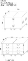 Power Dynamics PD-FA4 Roadie 8 laden flightcase - thumbnail
