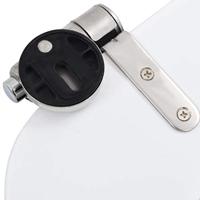 VidaXL Toiletbril met soft-close deksel stenen mdf - thumbnail