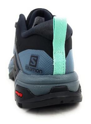 Salomon X Ultra 4 Gtx W Dames Lage Wandelschoen Black/Stormy Weather/Opal Blue 8
