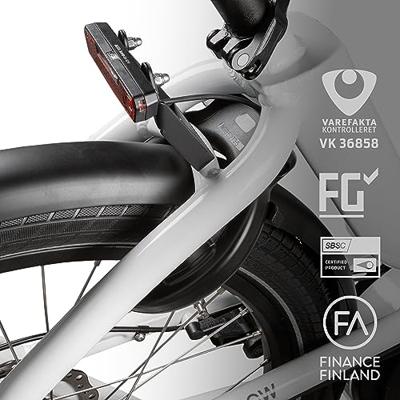 Ringslot Axa Imenso Large Retractable - zwart