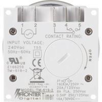 Fronttafelinbouw-schakelklok Digitaal 230 V/AC 4000 W - thumbnail