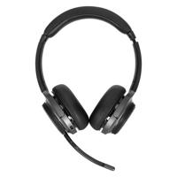 Targus Targus AEH104GL - Headset - On-Ear - konvertierbar On Ear headset Zwart - thumbnail