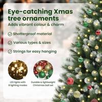 VidaXL Kunstmatige scharnierkerstboom met bedekte sneeuw 150 cm - thumbnail