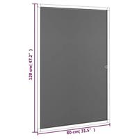 VidaXL Raamhor 80x120 cm wit - thumbnail