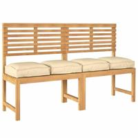 VidaXL Kussen 4 pcs beige 40 x 40 x 8 cm oxford stof - thumbnail