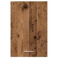 Hangkast 40x31x60 cm bewerkt hout oud houtkleurig - thumbnail