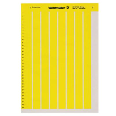 Weidmüller 1749321687 LM MT300 18X6,5 GE Labelprinter Montagemethode: Plakken Markeringsvlak: 6 x 18 mm Geel Aantal markeringen: 3200 10 stuk(s) Weidmüller 1749321687 LM MT300 18X6,5 GE Labelprinter Montagemethode: Plakken Markeringsvlak: 6 x 18 mm Geel Aantal markeringen: 3200 10 stuk(s)