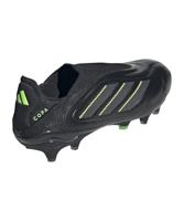 adidas Copa Pure III Elite Veterloze Gras Voetbalschoenen (FG) Zwart Donkergrijs Groen - thumbnail